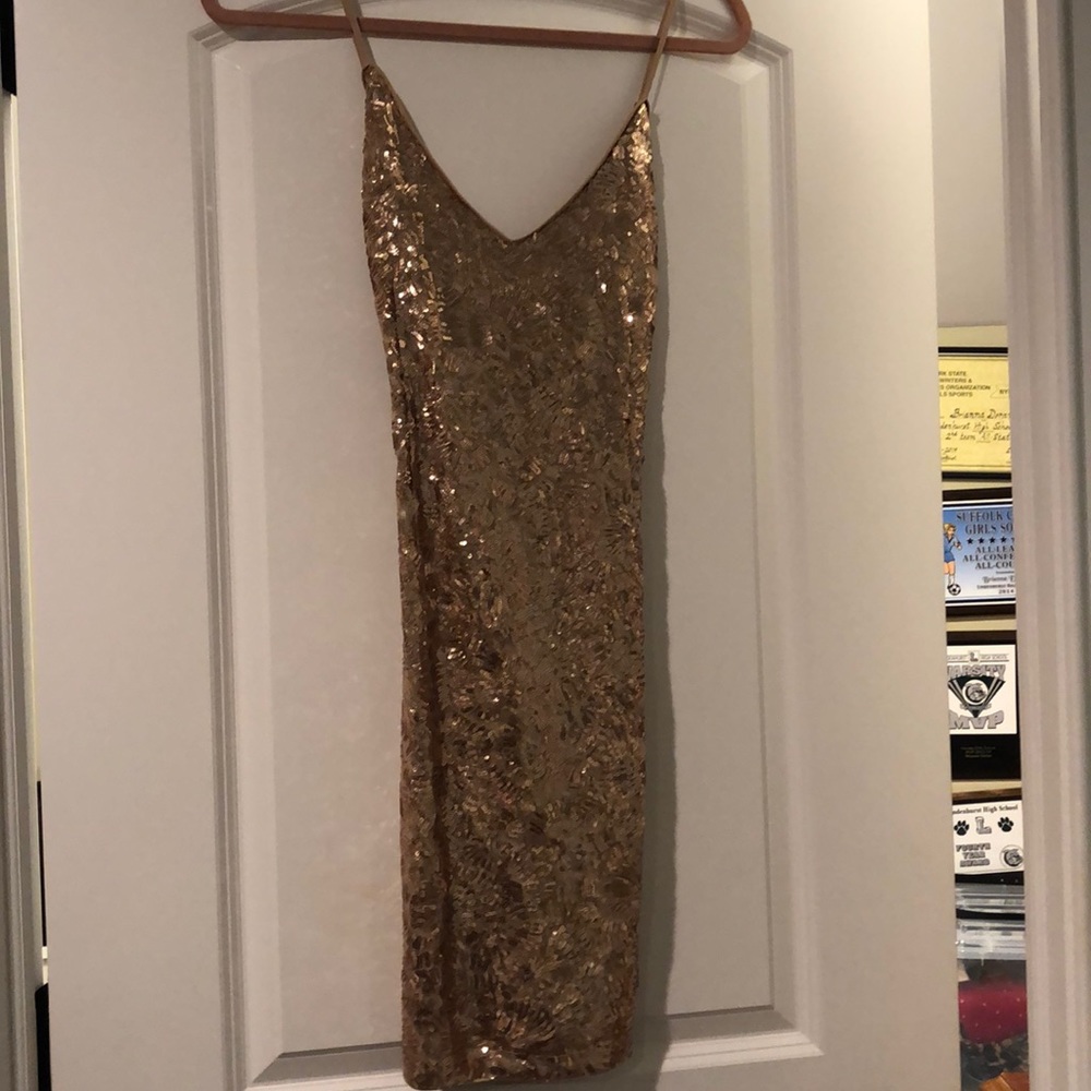Never worn, forever 21 sequence dress!